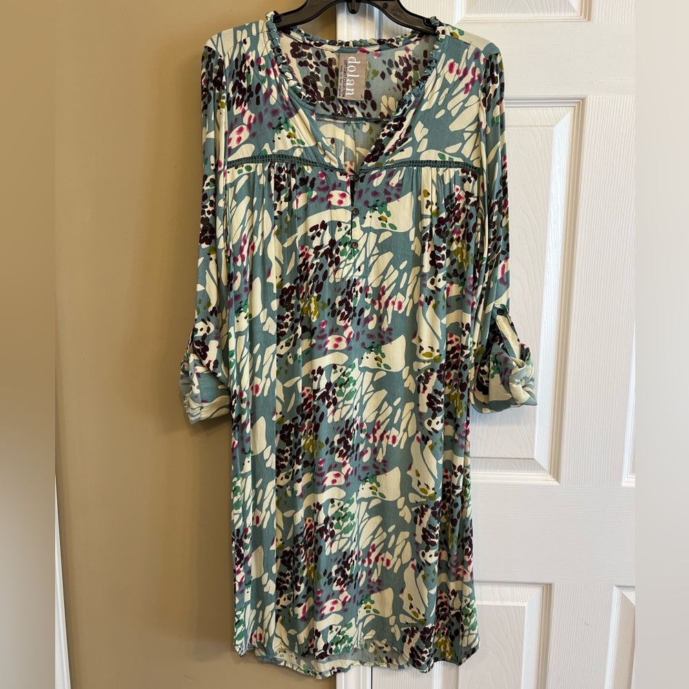 Anthropologie Dolan dress, NWOT L dress. Beautiful colors in excellent condition